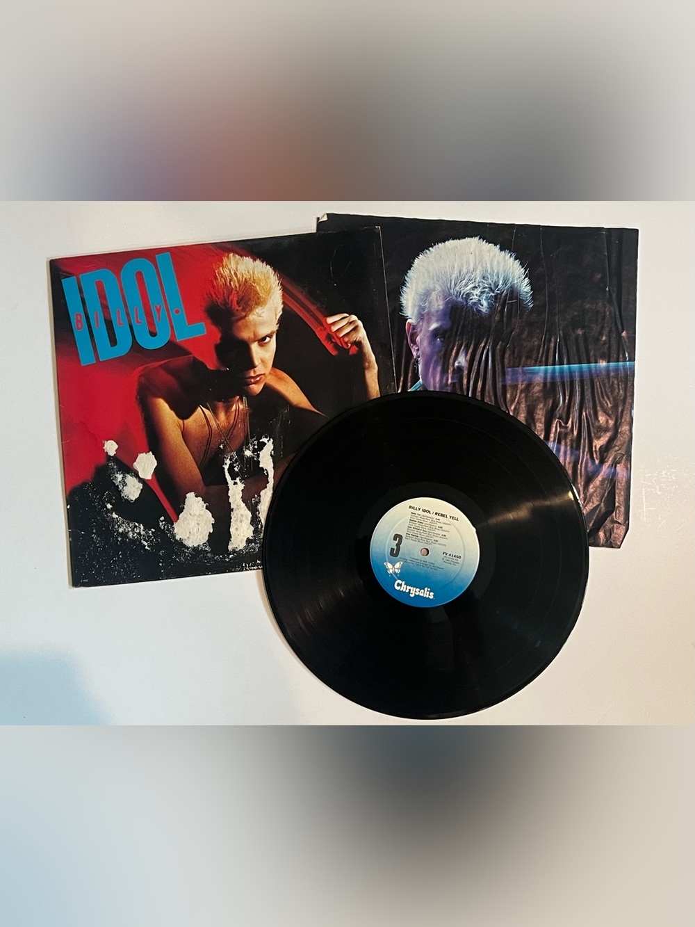Billy Idol Rebel Yell Vintage 1983 Vinyl LP Record FV 41450⁠